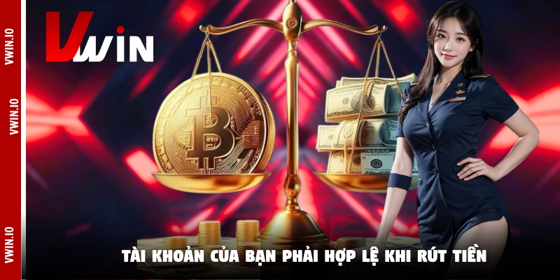 Tài khoản của bạn phải hợp lệ khi rút tiền Tài khoản của bạn phải hợp lệ khi rút tiền